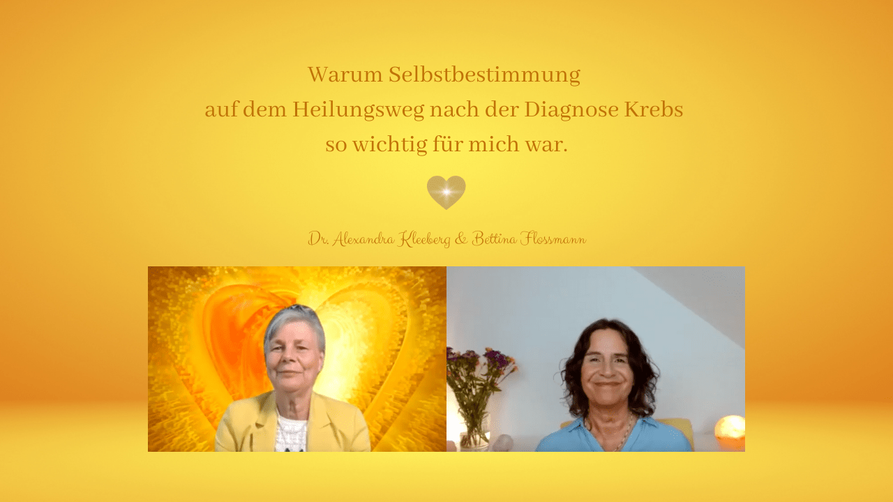 Selbstbestimmung nach einer Krebsdiagnose